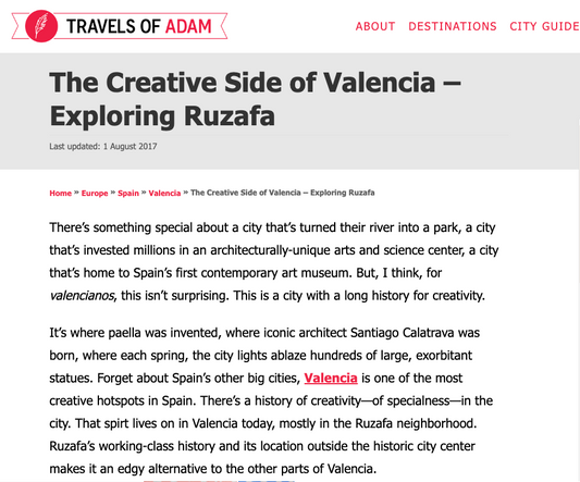 The Creative Side of Valencia - Exploring Ruzafa