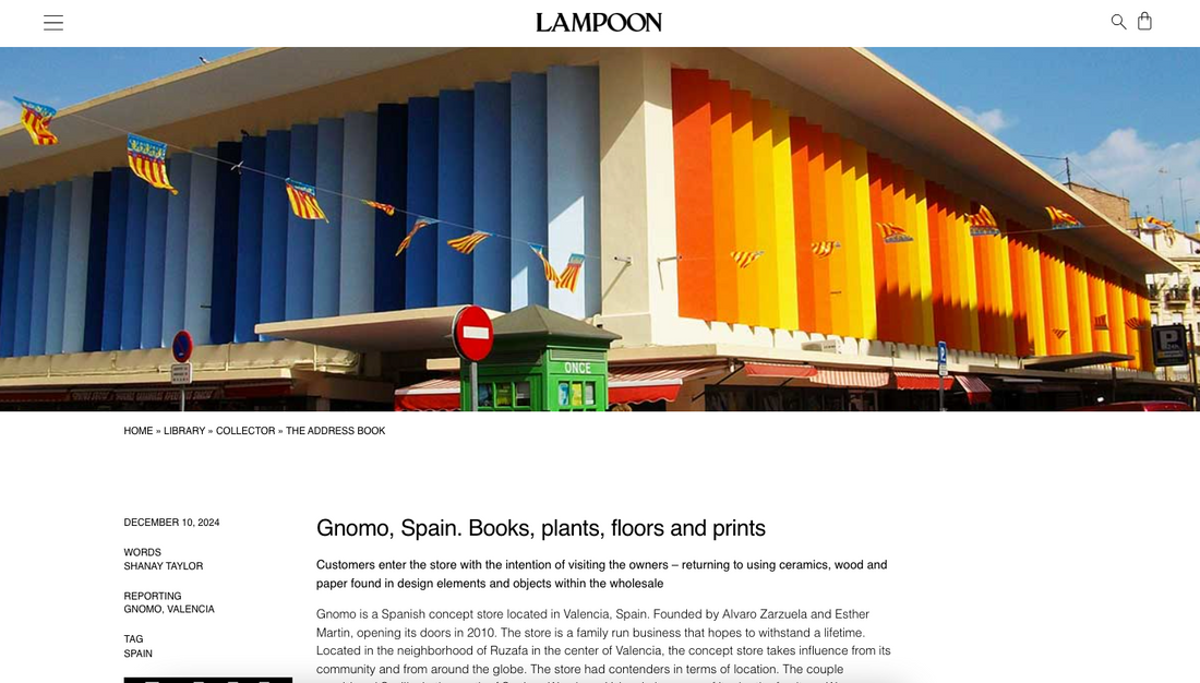 Gnomo, Spain. Books, plants, floors and prints