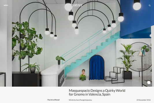 Masquespacio Designs a Quirky World for Gnomo in Valencia, Spain