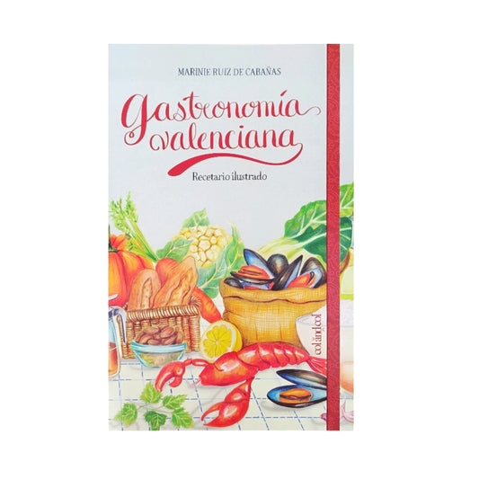 Portada del recetario ilustrado de gastronomía valenciana