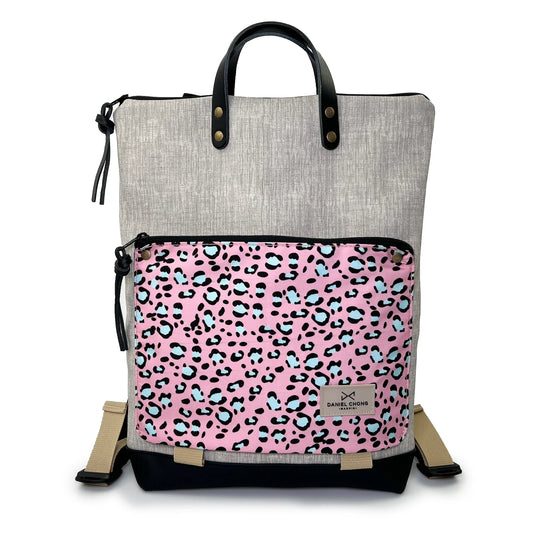 Mochila Book Holder Impermeable Animal print Gris de Daniel Chong