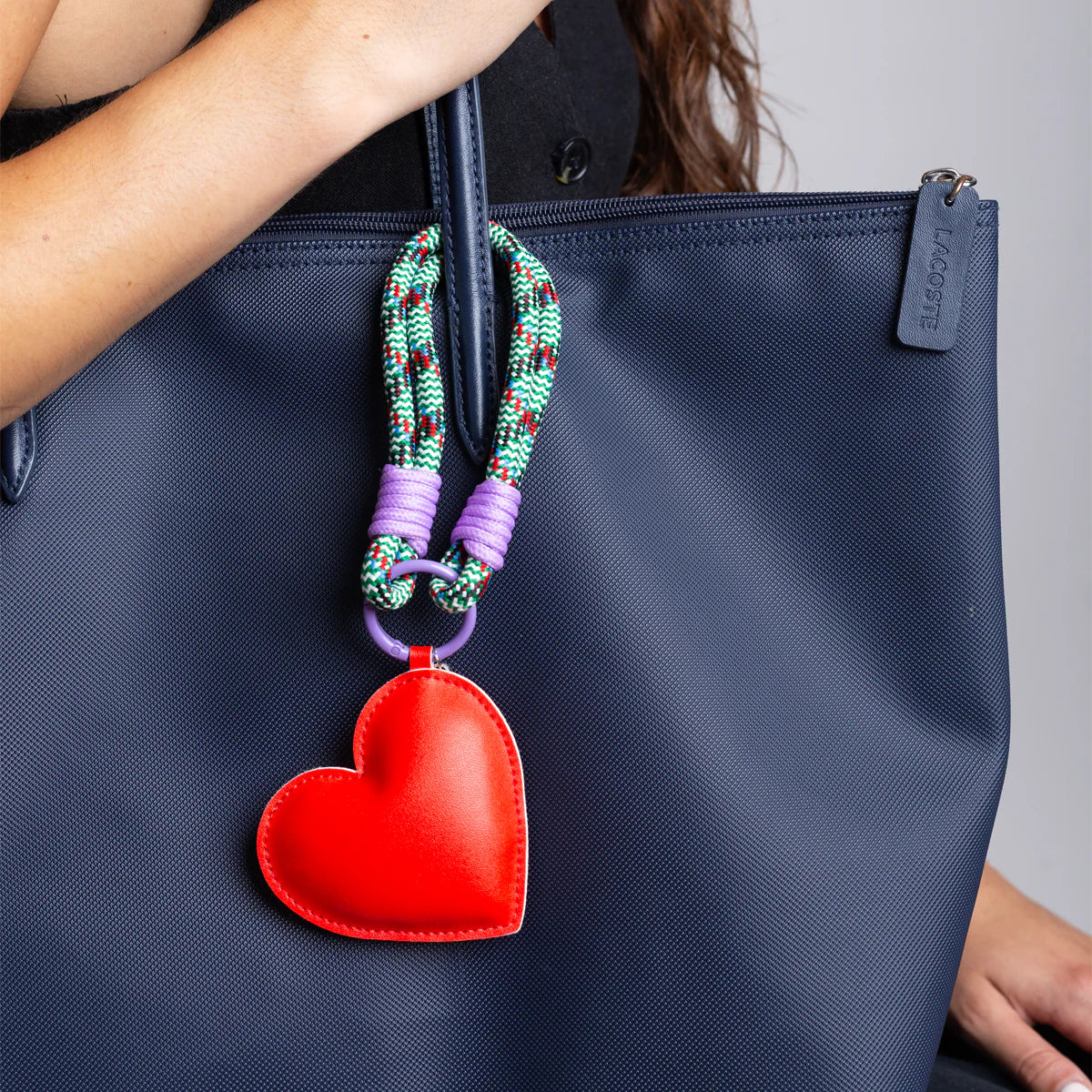 Llavero para bolso corazón