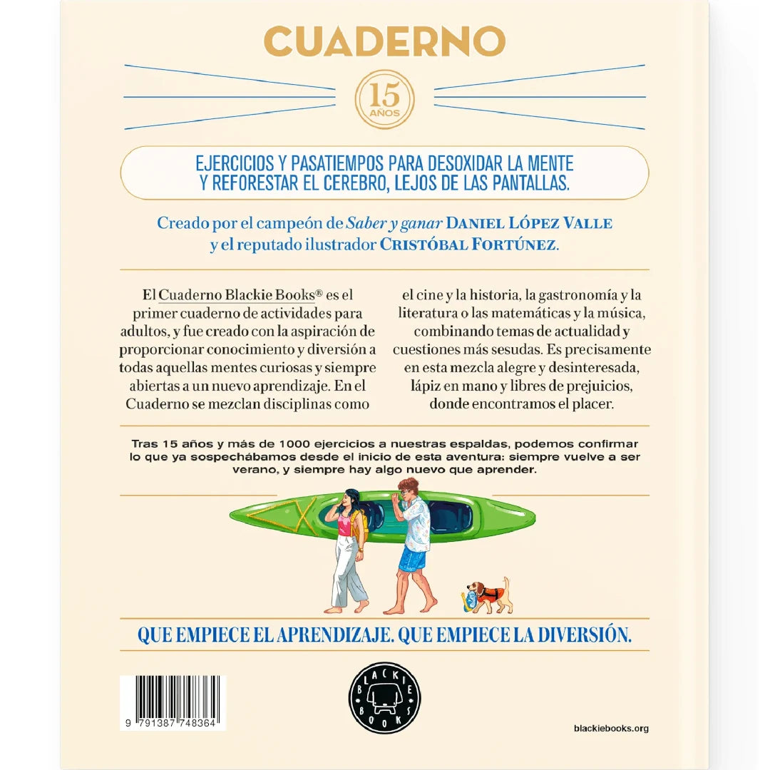 Cuaderno de actividades para adultos vol.15. Especial aniversario - Blackie Books