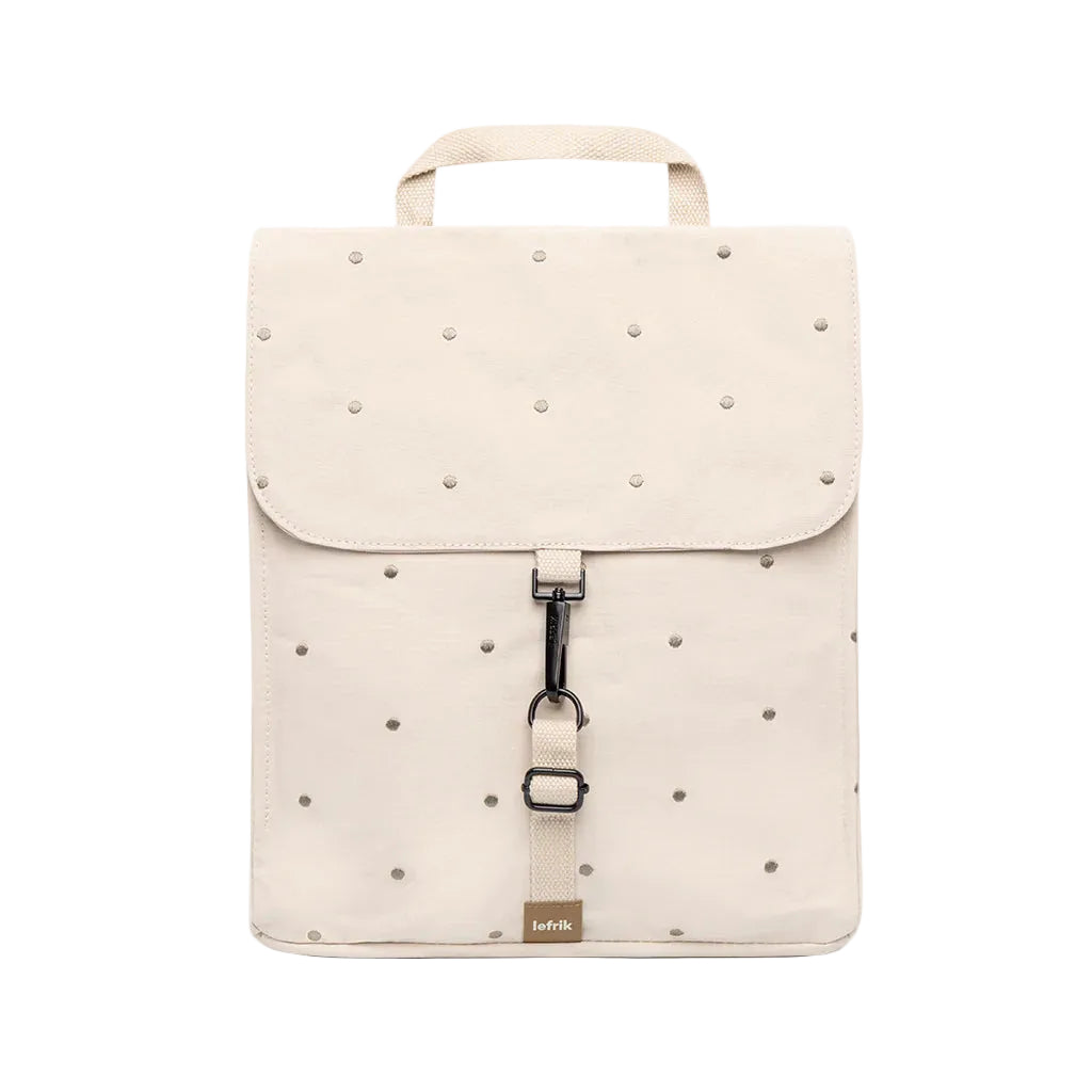 Mochila Handy Mini Arles crudo de puntos de Lefrik