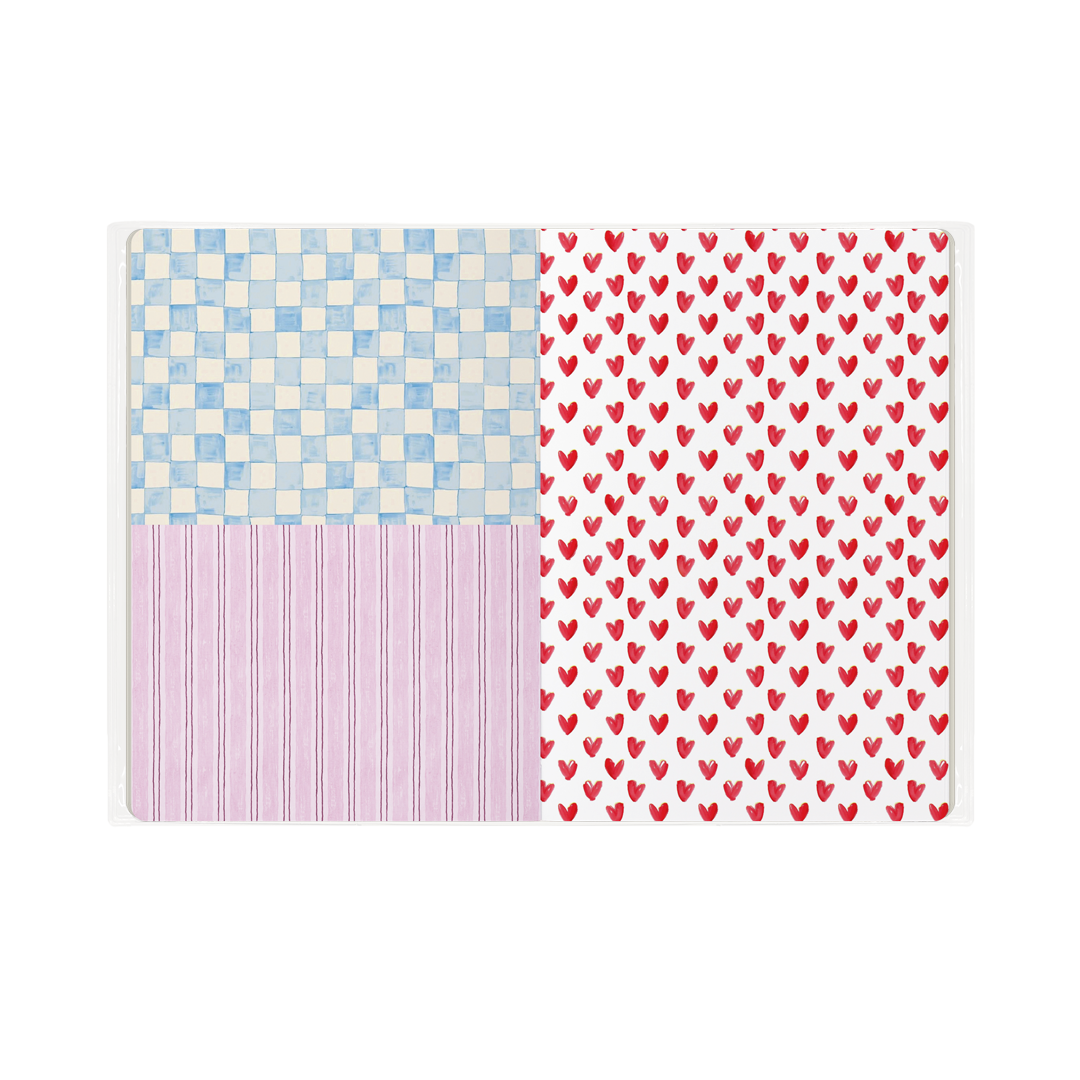 Texturas y patterns para scrapbooking en la agenda Journal Sessions 2026