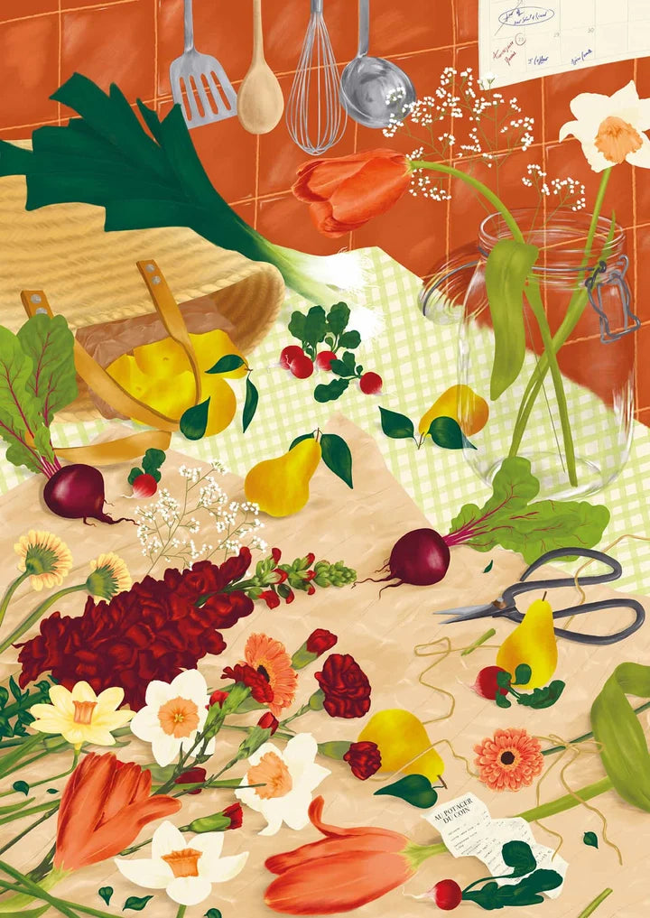 Puzzle de 1000 piezas Le Retour Du Marché - Jour Férié