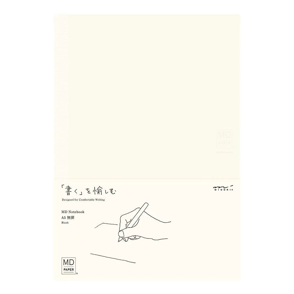 Cuaderno MD Midori MD Notebook papel japón calidad minimal hueso escribir despacho papelería