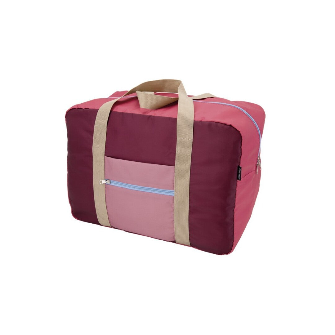 bolsa de viaje granate rosada