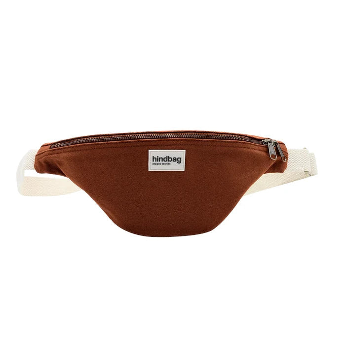 Riñonera Olivia color chocolate de Hindbag