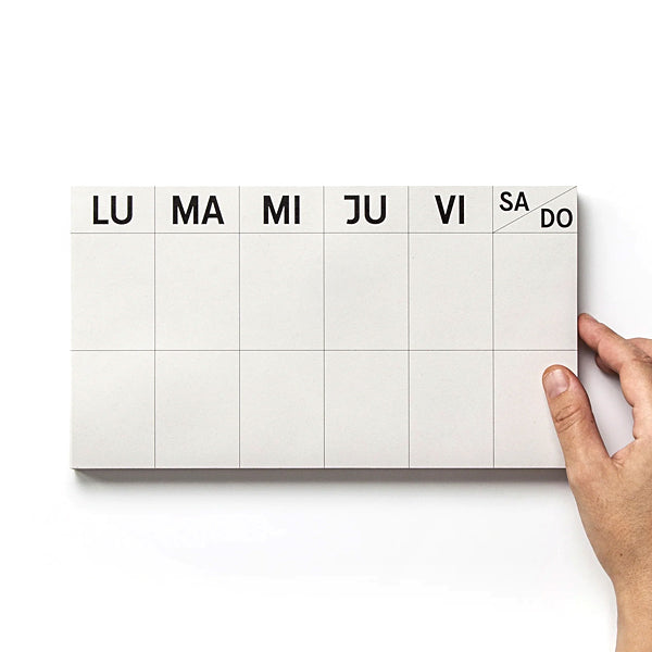 Planner semanal atemporal de Colla