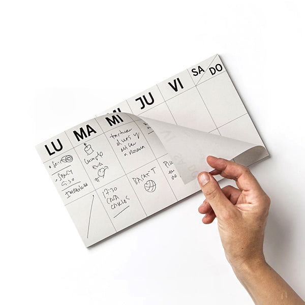 Planner semanal atemporal de Colla