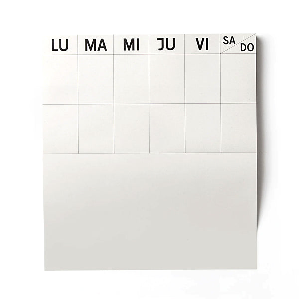 Planner semanal atemporal de Colla