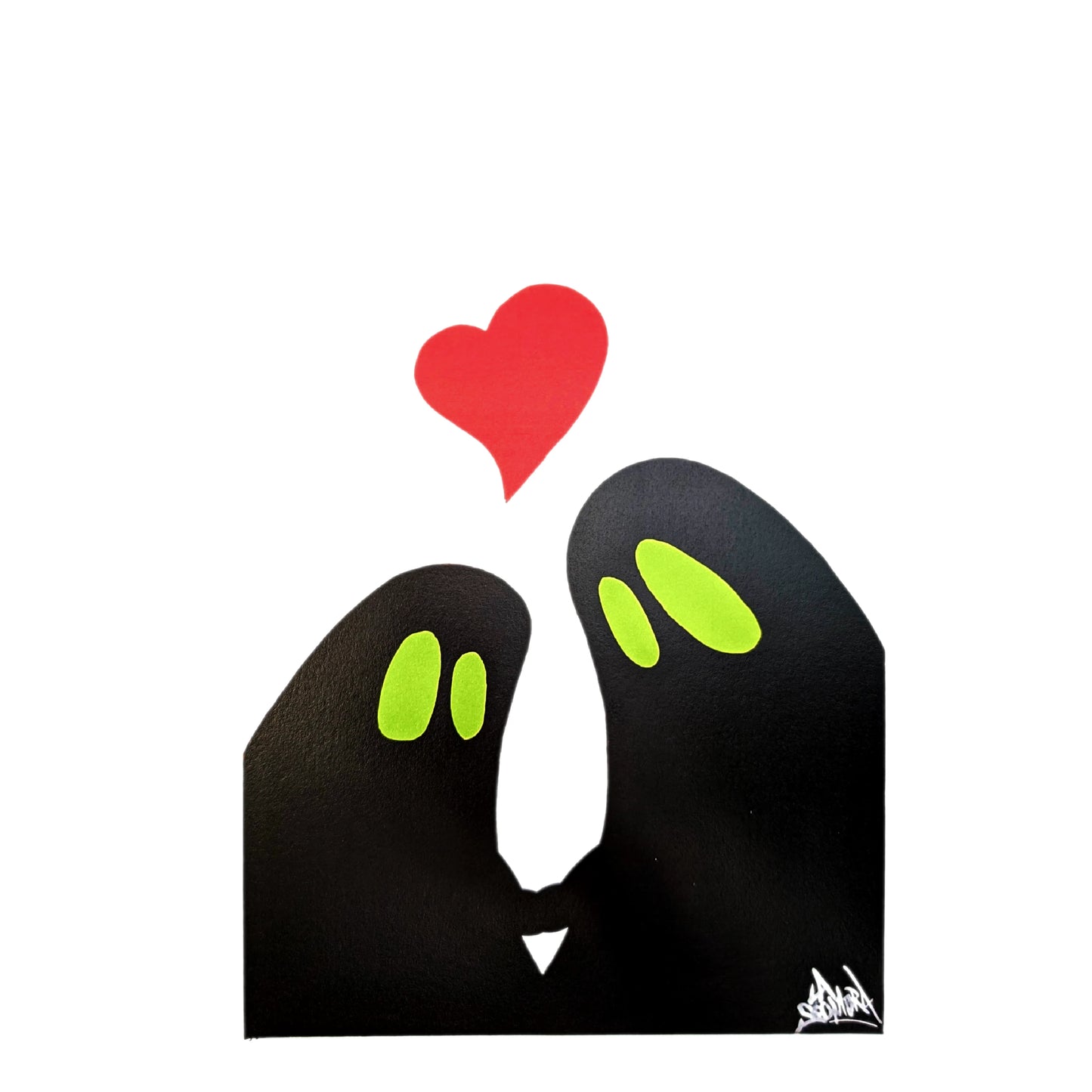 Print fantasmas cogidos de la mano, de La SoOmbra