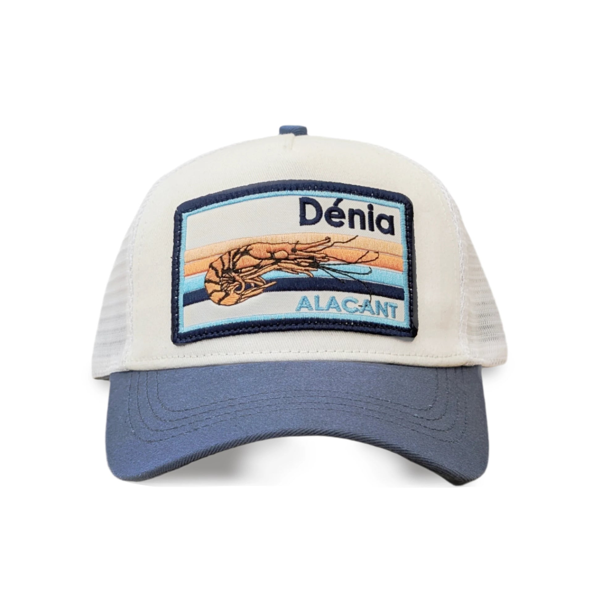 parte de delante de la gorra de blocals de Dénia