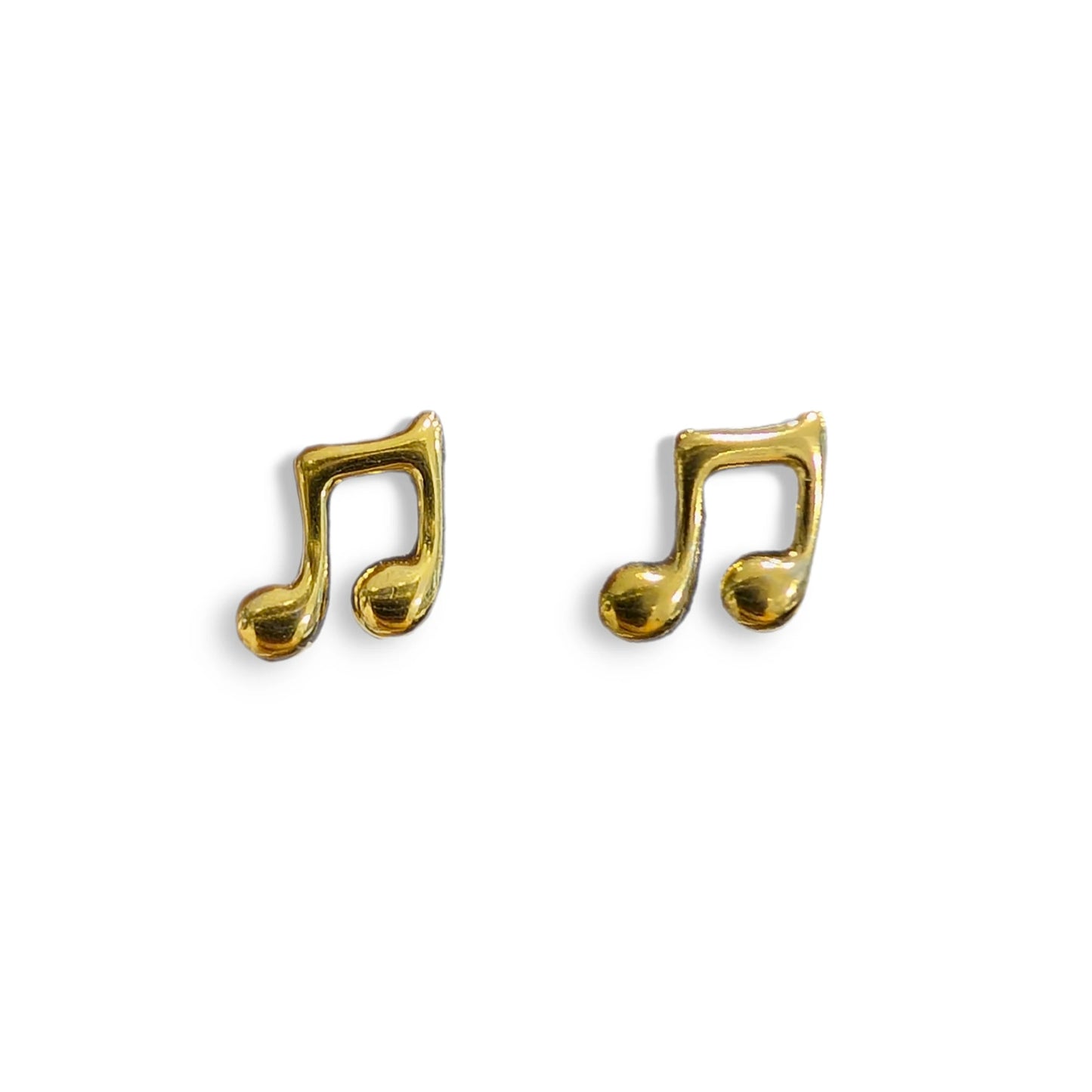 Pendientes Música dorados