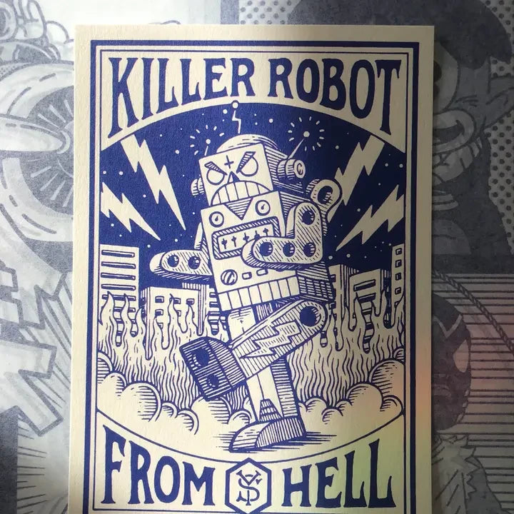 Postal Killer Robot de Yeaaah Studio