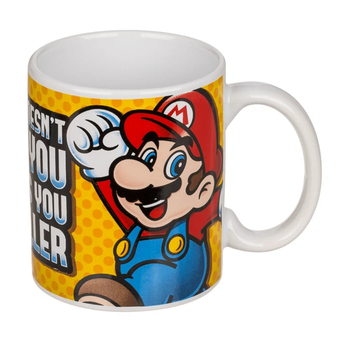 Taza oficial del videojuego Super Mario con el personaje principal