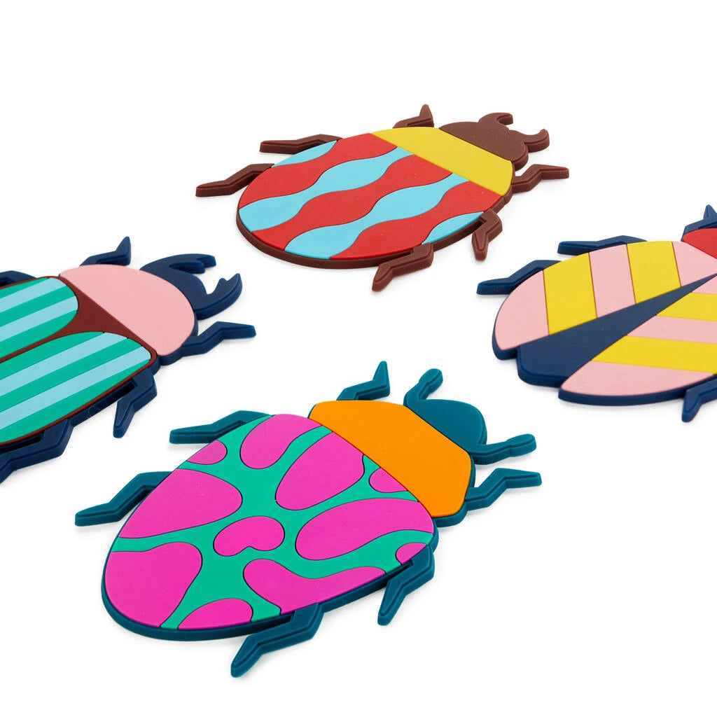 scarab insect coaster