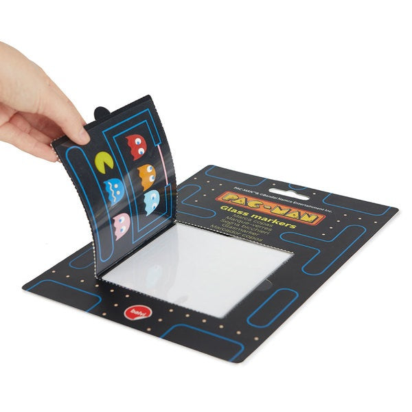 foto del paquete donde vienen los marca copas pac-man de la marca balvi