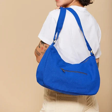Bolsa Rosa color azul eléctrico de Hindbag