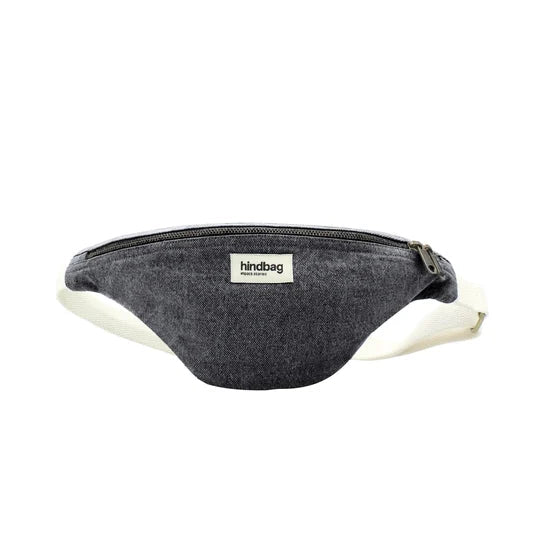 Riñonera Olivia gris vaquero - Hindbag