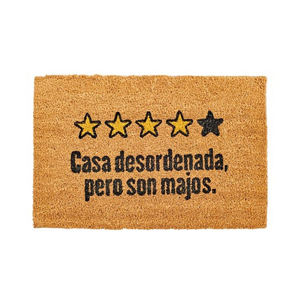 Felpudo para que dejes review en casa de tus amigos