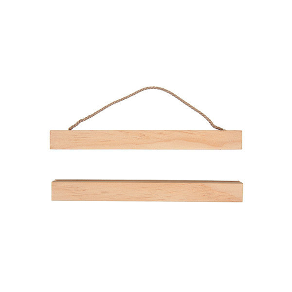 Colgadores de madera de 20 cm ideales para ilustraciones o láminas tamaño A4