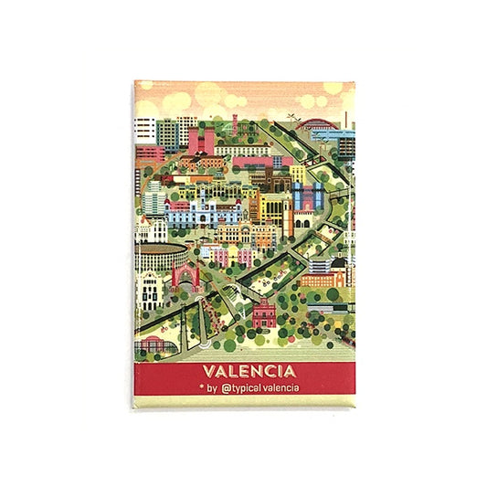 Imán Valencia centro casco histórico ciudat vella atypical spanish souvenir recuerdo