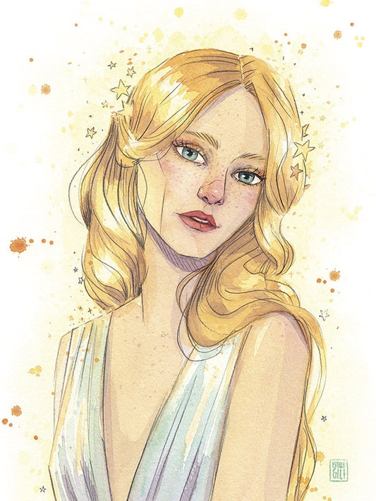 Hoshi hada Esther Gili ilustración rubia