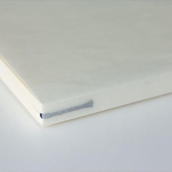 Lomo del cuaderno MD de Midori con papel japonés de alta calidad tamaño B6 Slim alargado con hojas a cuadros
