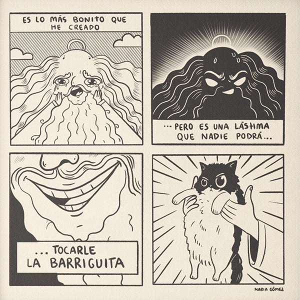 Print María Gómez - Barriguita de gato