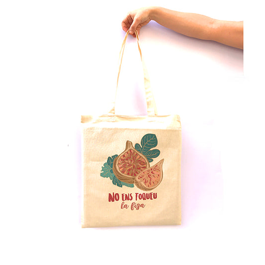 tote bag no ens toqueu la figa ilustración 8M