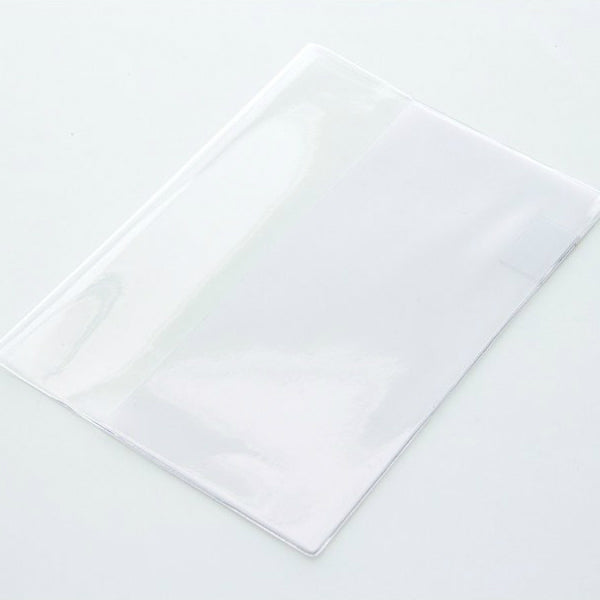 Cubierta funda transparente clear cover Midori MD cuadernos japón papelería proteger protectora