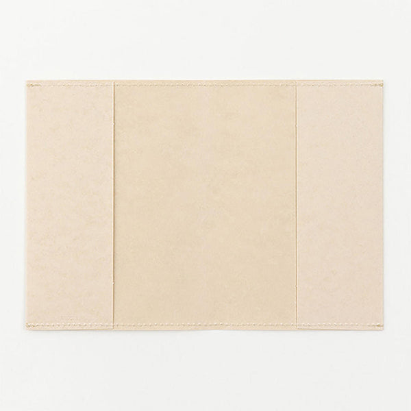 Interior abierto de la funda de papel encerado para proteger las libretas japonesas Midori tamaño A6