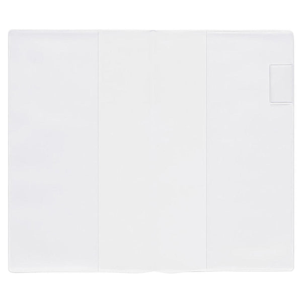 Funda protectora transparente para cuadernos MD tamaño B6Slim con portaplumas