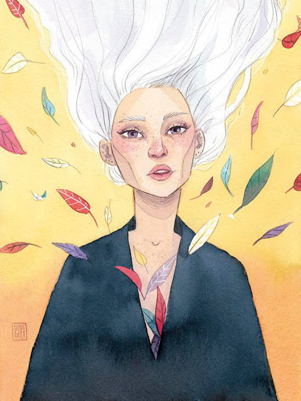 Galerna es una ilustración de Esther Gili