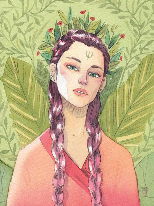 Ivy hiedra ilustración Esther Gili