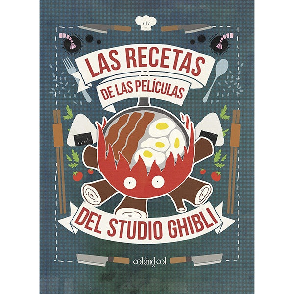 Portada del libro de recetas de cocina inspiradas en las películas de anime del Studio Ghibli.