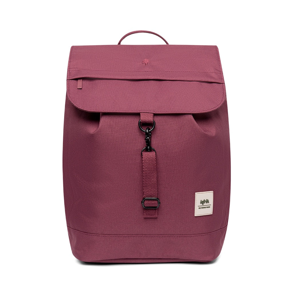 Mochila Scout de Lefrik 100% reciclada color ciruela