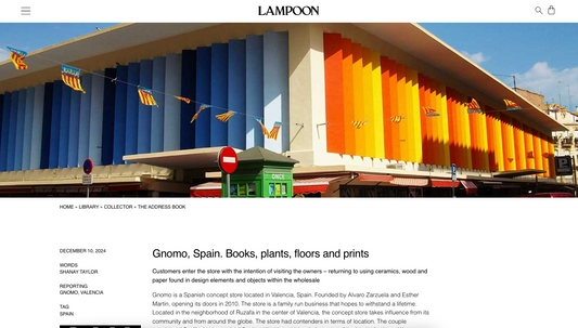 Gnomo, Spain. Books, plants, floors and prints
