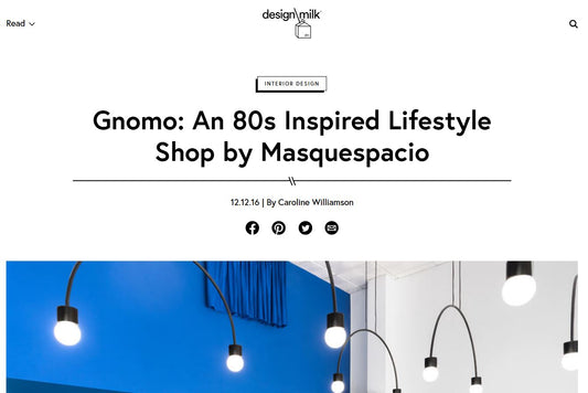 Gnomo: An 80s Inspired Lifestyle Shop by Masquespacio