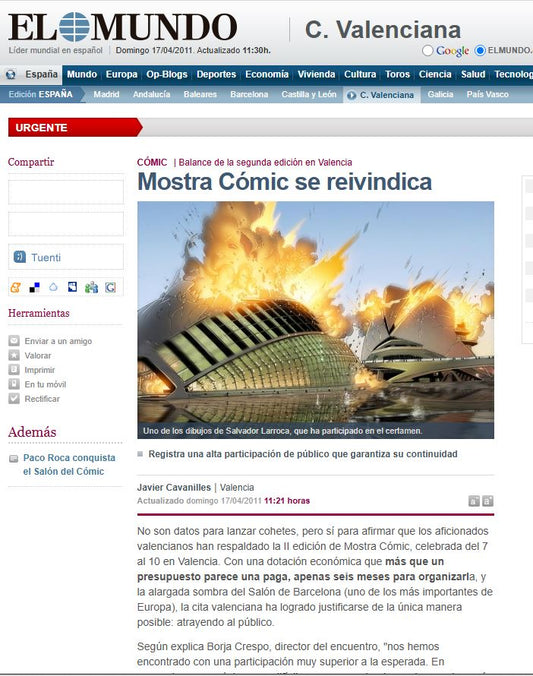 Mostra Cómic se reivindica