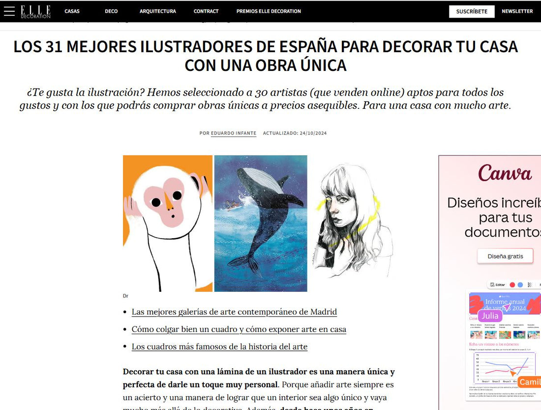 Los 30 mejores ilustradores de España para comprar obras