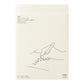 Agenda MD Notebook Diary A5 2027 con ilustración de mano escribiendo, cubierta crema con texto en japonés e inglés, diseño minimalista de MD Product