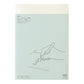 Agenda Midori MD 2027 A5 extra fina con cubierta en verde menta y ilustración minimalista de una mano escribiendo