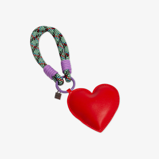 Llavero para bolso corazón