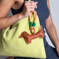 Llavero para bolso teckel