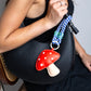 Llavero para bolso seta