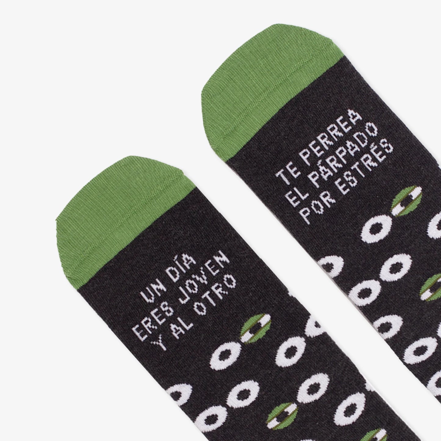 Calcetines Te perrea el párpado del estrés