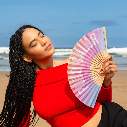 Abanico Puto Calor degradado de colores